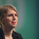 Chelsea Manning, in what she said is her first trip outside of the United States since she was released from a U.S. prison, speaks at the annual re:publica conferences on their opening day on May 2, 2018 in Berlin, Germany.